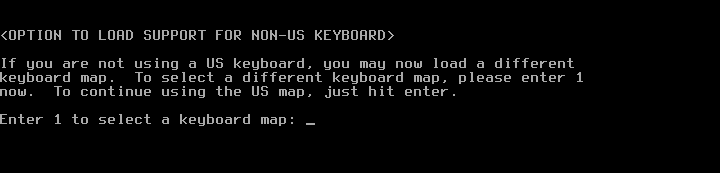 Figura 2: Seleção de layout de teclado